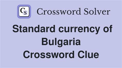 bulgaria currency|bulgaria currency crossword.